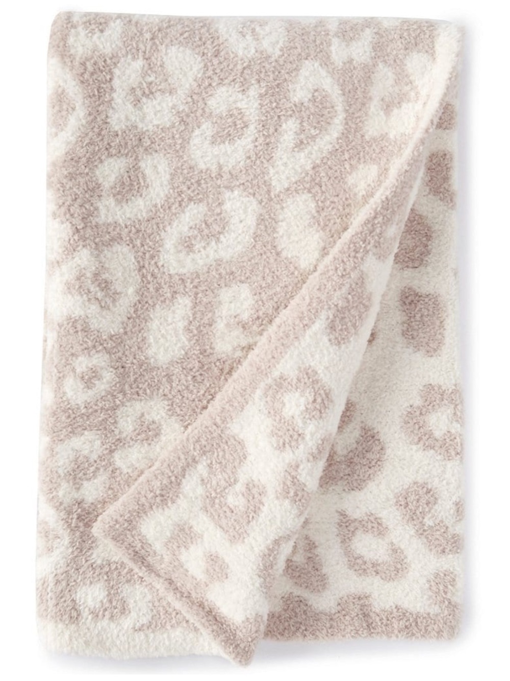 ·Barefoot Dreams· Neautral In The Wild Leopard Cheetah CozyChic Baby Blanket